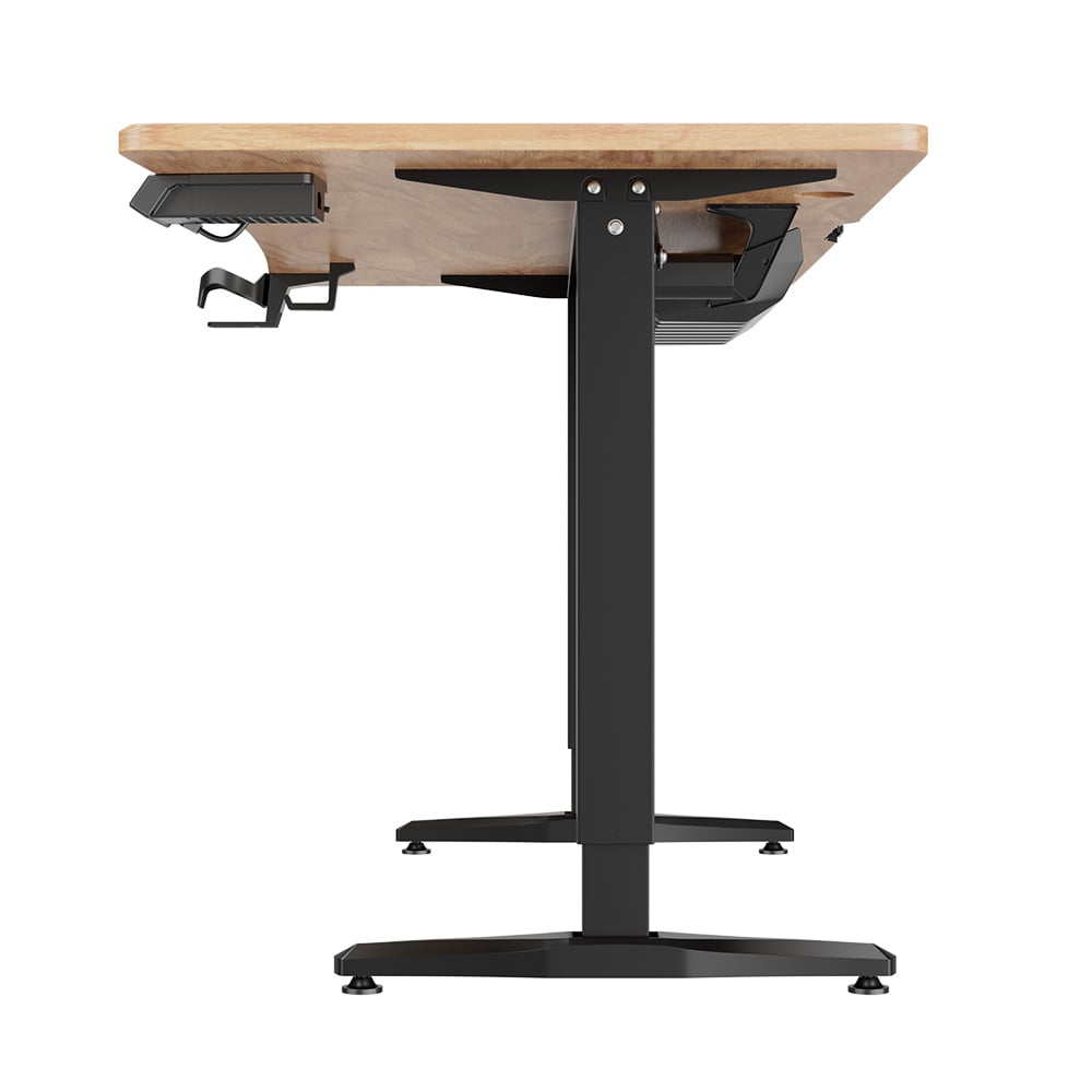 T73C 1stPlayer MOTO-GT 電動升降電競桌(1675 (L160*W75*H72-117cm)-黑色腳架)