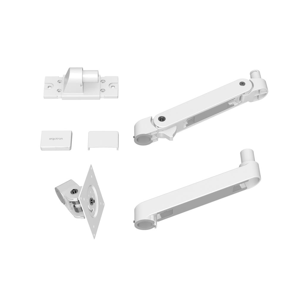 Ergotron LX PRO ARM 單臂顯示器支架 45-683-290(壁掛-短杆-白色)