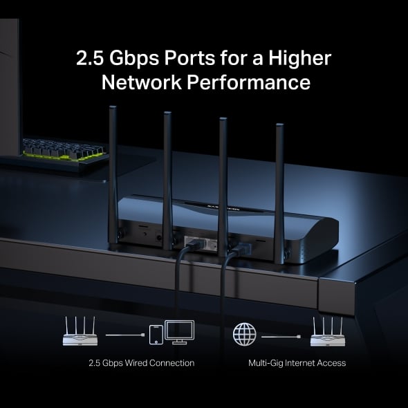 MERCUSYS MR27BE BE3600 雙頻 Wi-Fi 7 路由器