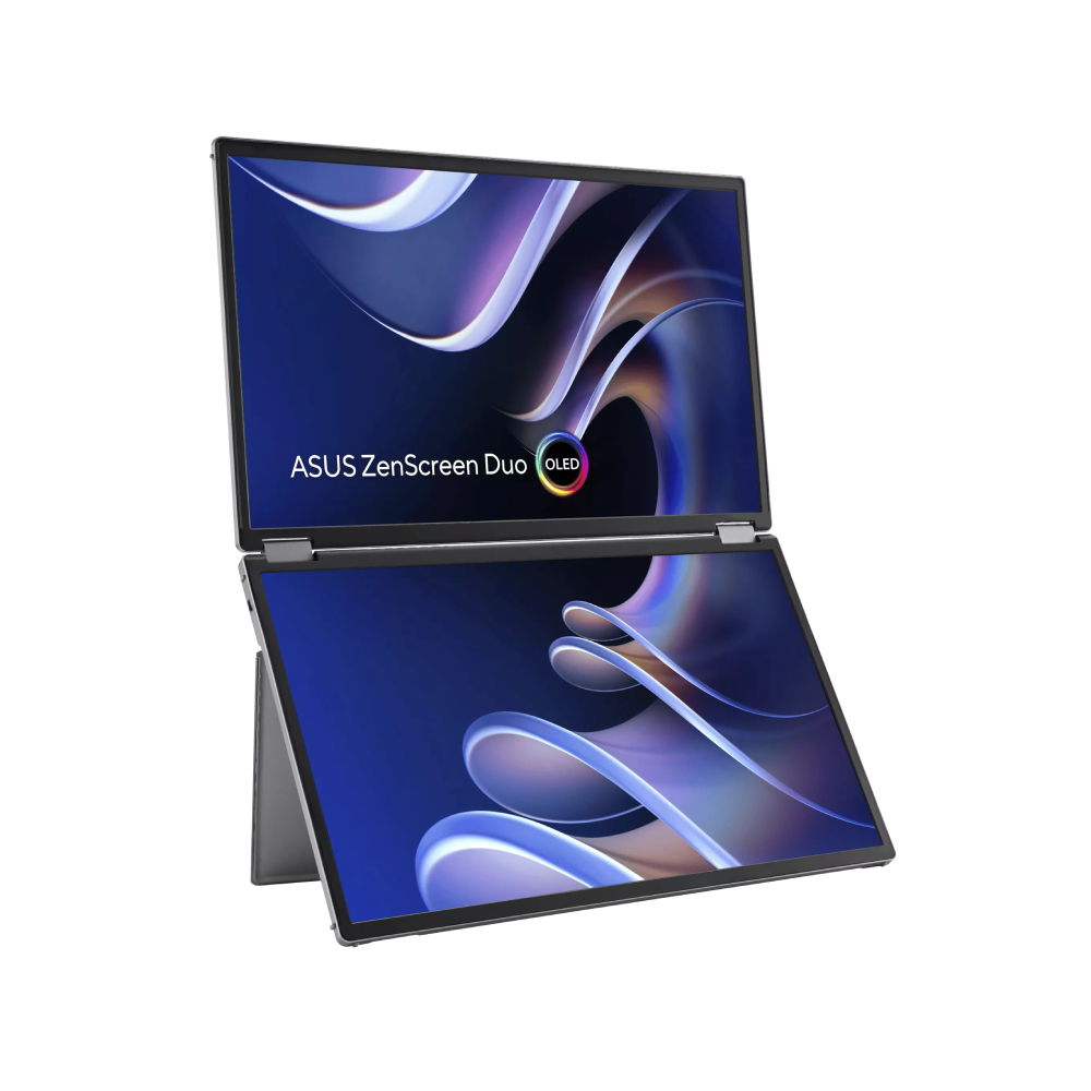 ASUS MQ149CD 雙14吋 FHD 60Hz OLED 文書顯示器