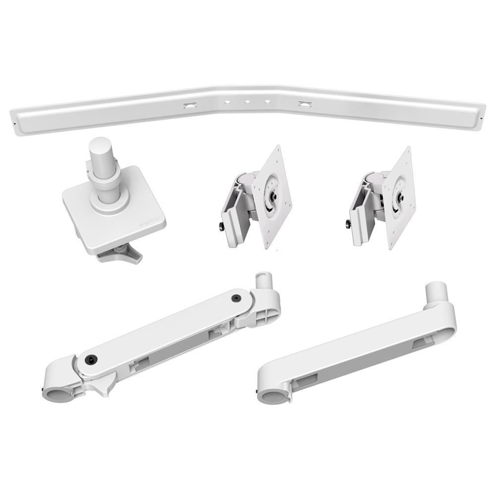 Ergotron LX PRO ARM 單臂雙顯示器支架 45-684-290(桌夾-白色)