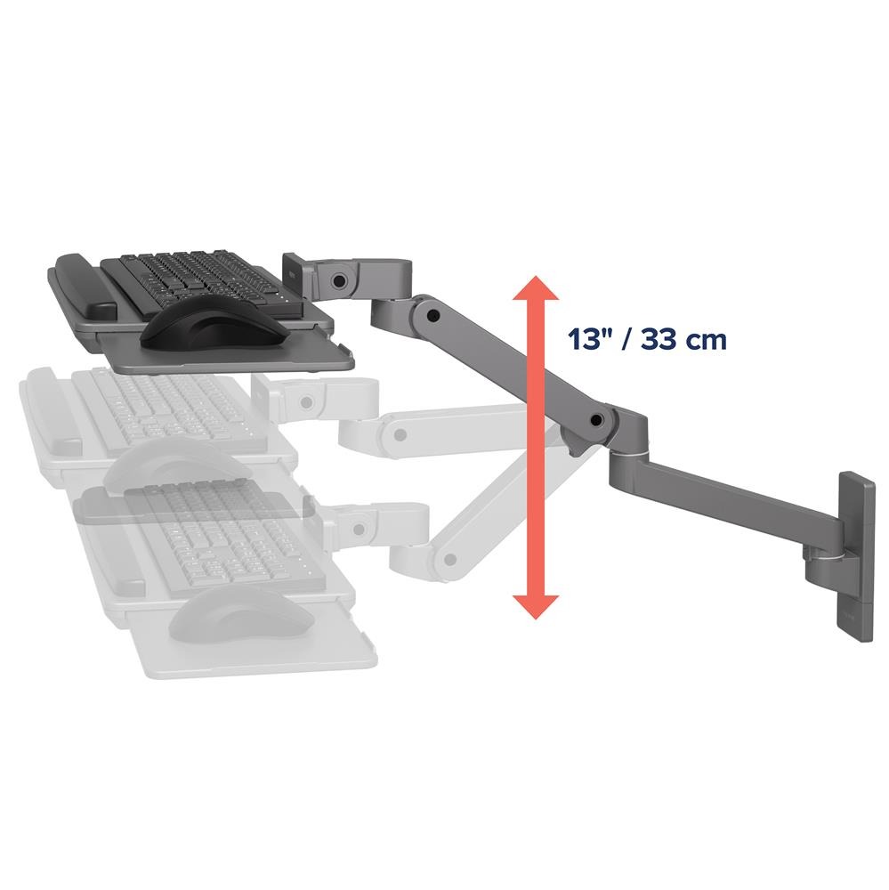 Ergotron LX PRO ARM 鍵盤支架 45-685-293(壁掛-灰色)