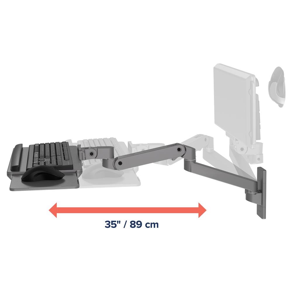 Ergotron LX PRO ARM 鍵盤支架 45-685-293(壁掛-灰色)