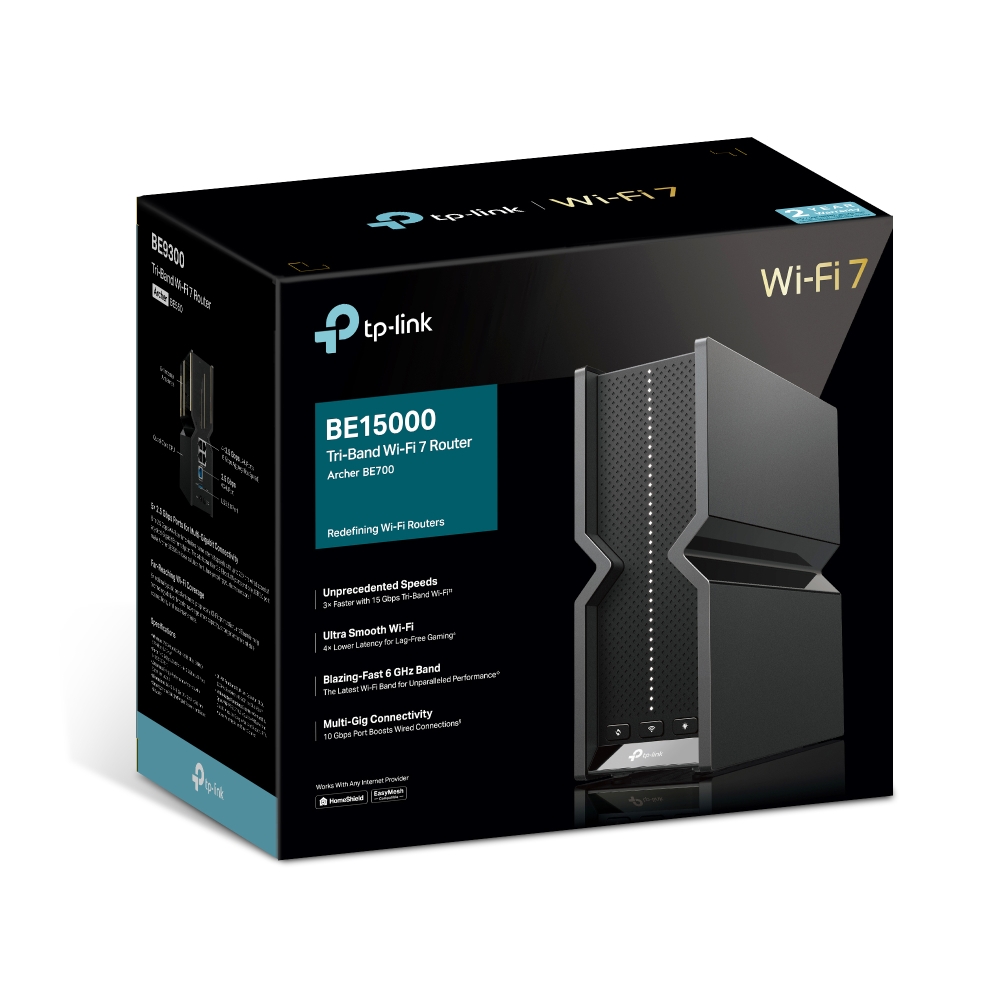 TP-Link Archer BE700 BE15000 Wi-Fi 7三頻路由器
