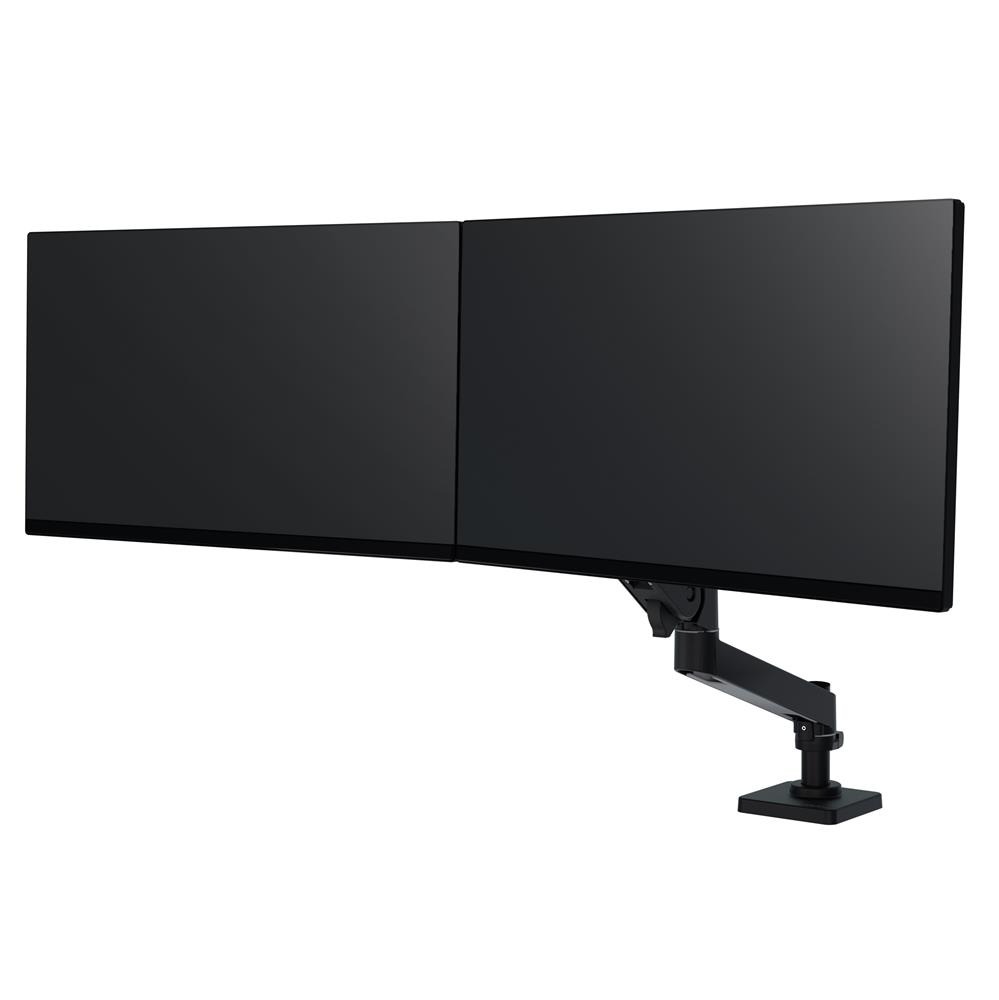 Ergotron LX PRO ARM 單臂雙顯示器支架 45-684-292(桌夾-黑色)