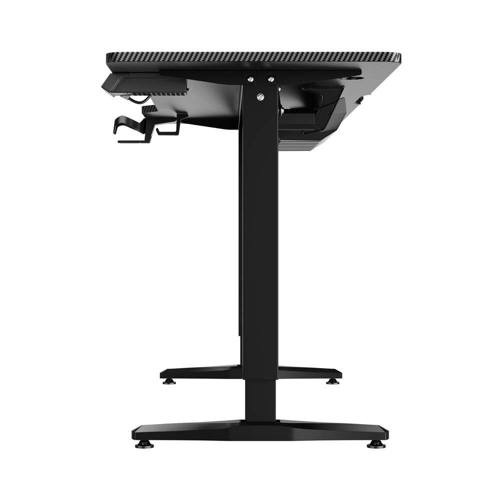 T33C 1stPlayer MOTO-E 電動升降電競桌(1660 (L160*W60*H72-117cm)-黑色腳架)