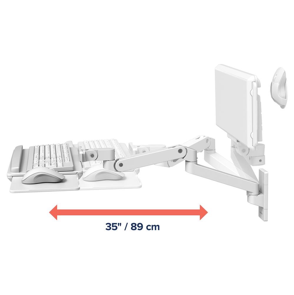 Ergotron LX PRO ARM 鍵盤支架 45-685-290(壁掛-白色)