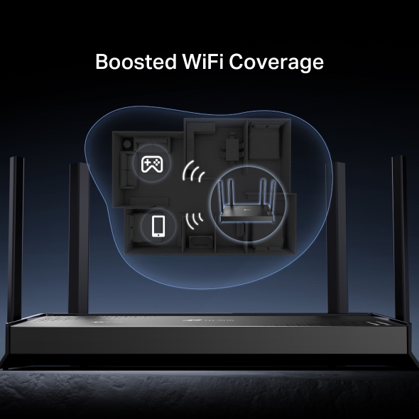 TP-Link Archer BE220 BE3600 Wi-Fi 7雙頻路由器