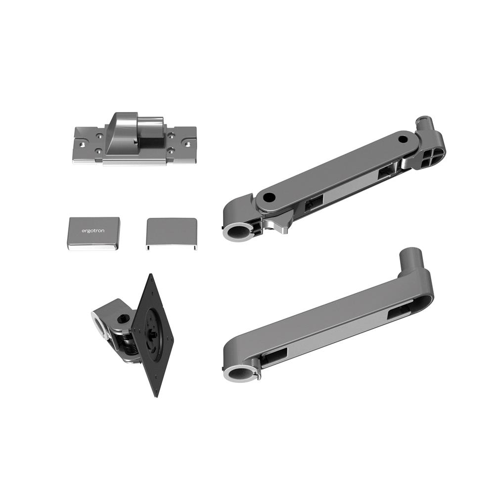 Ergotron LX PRO ARM 單臂顯示器支架 45-683-293(壁掛-短杆-灰色)