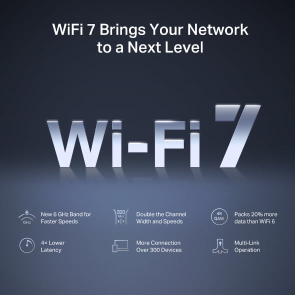MERCUSYS MR47BE BE9300 三頻 Wi-Fi 7 路由器