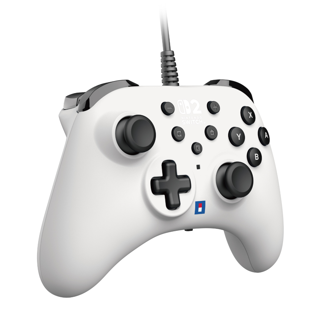 HORI TURBO 有線控制器(兼容Switch2/PC)(白色)