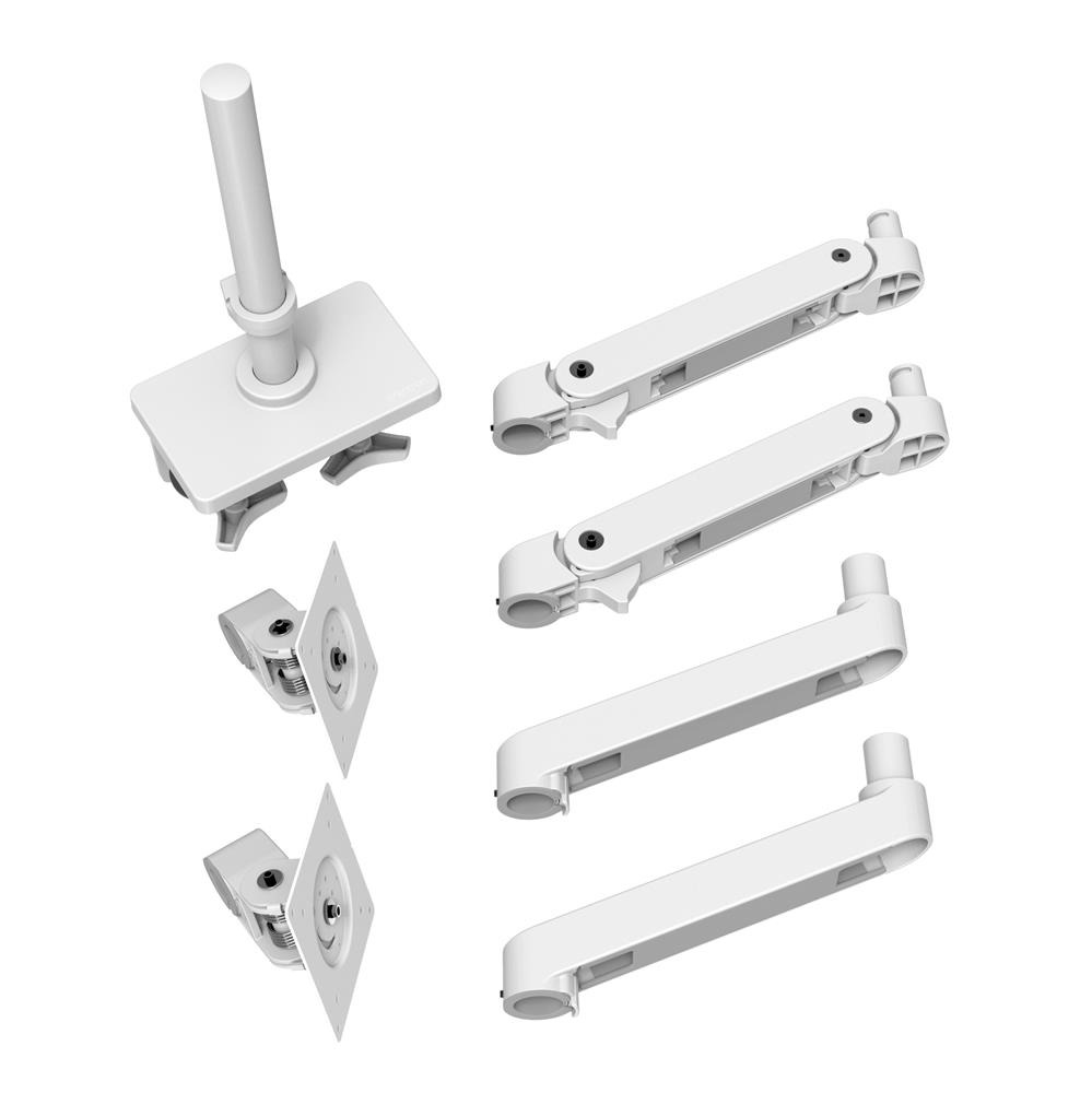 Ergotron LX PRO ARM 雙顯示器堆疊式支架 45-690-290(桌夾-白色)