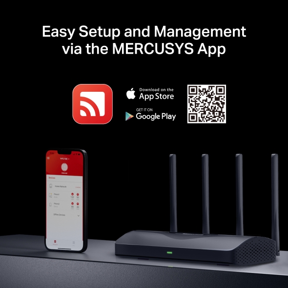 MERCUSYS MR27BE BE3600 雙頻 Wi-Fi 7 路由器