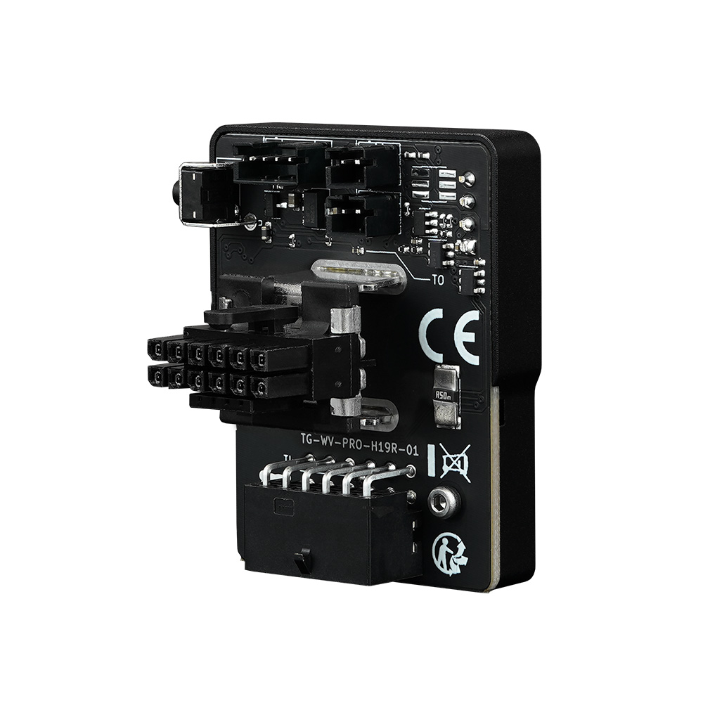 Thermal Grizzly Wireview GPU Pro 用電顯示 12VHPWR轉接器(反向-90°)