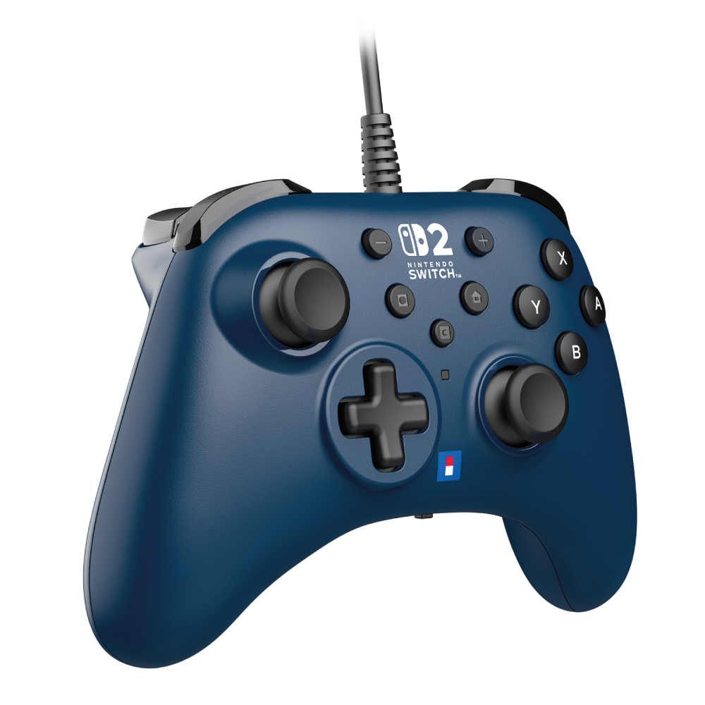 HORI TURBO 有線控制器(兼容Switch2/PC)(海軍藍色)