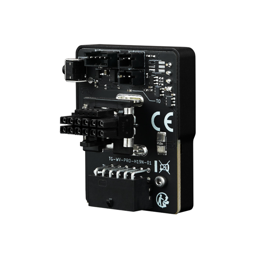 Thermal Grizzly Wireview GPU Pro 用電顯示 12VHPWR轉接器(正向-90°)