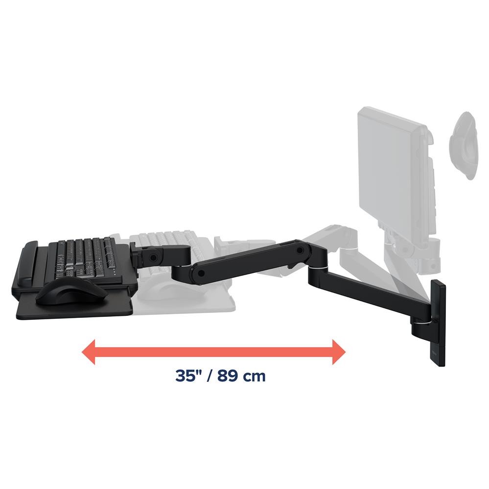 Ergotron LX PRO ARM 鍵盤支架 45-685-292(壁掛-黑色)