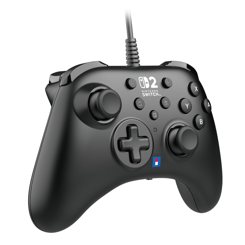 HORI TURBO 有線控制器(兼容Switch2/PC)(黑色)
