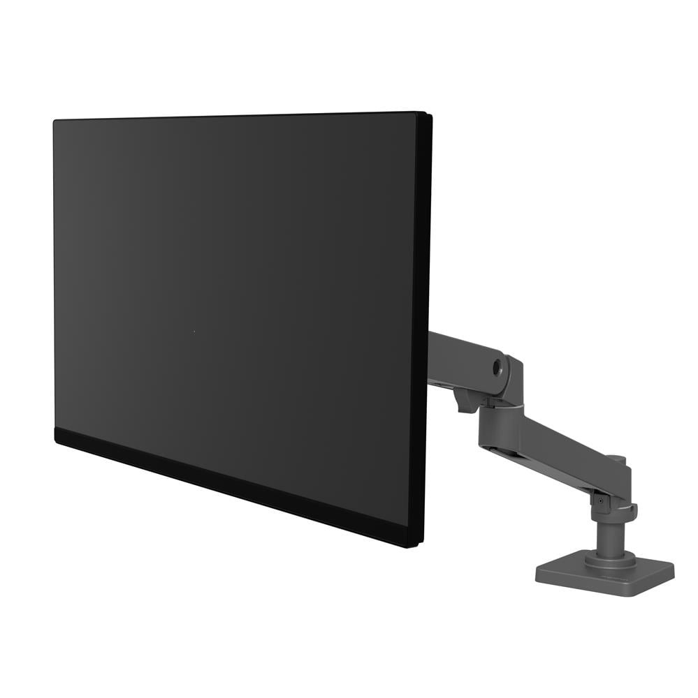 Ergotron LX PRO ARM 單臂顯示器支架 45-682-293(桌夾-短杆-灰色)