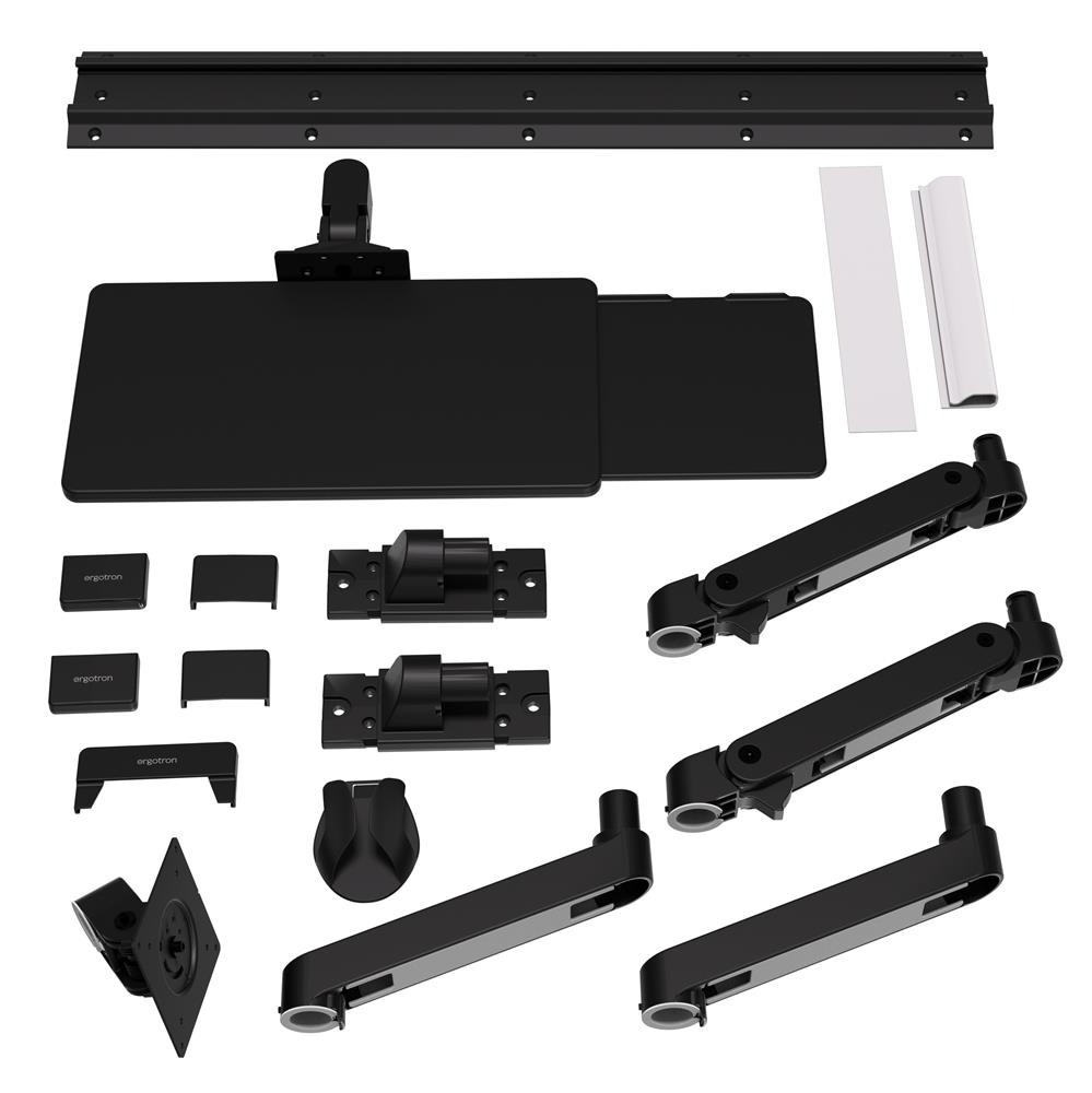 Ergotron LX PRO ARM 壁掛系統(顯示器及鍵盤) 45-696-292(黑色)