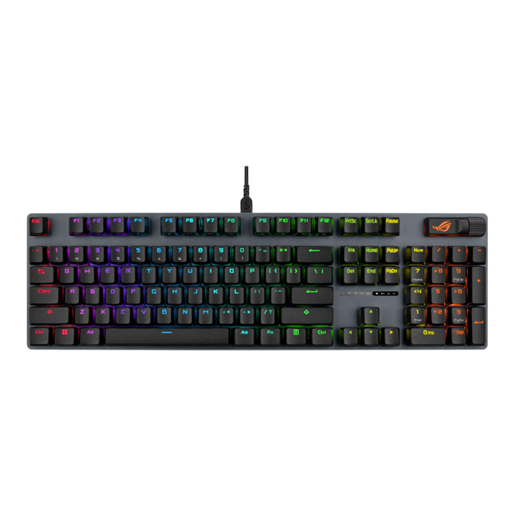 ASUS ROG Strix Scope II X 有線機械式遊戲鍵盤(NXv2 Snow軸)