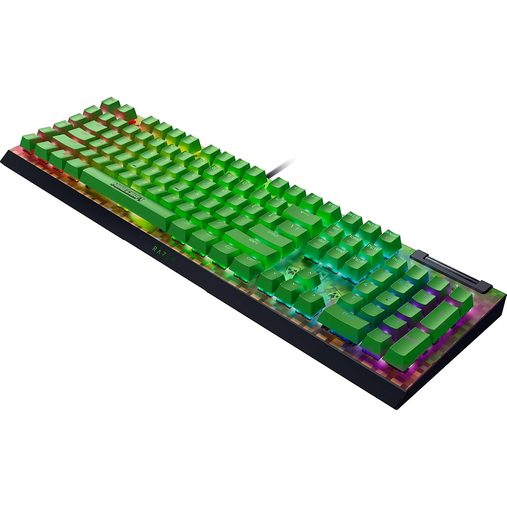 Razer Blackwidow V4 X Green Minecraft Edition 有線遊戲機械鍵盤(Minecraft)