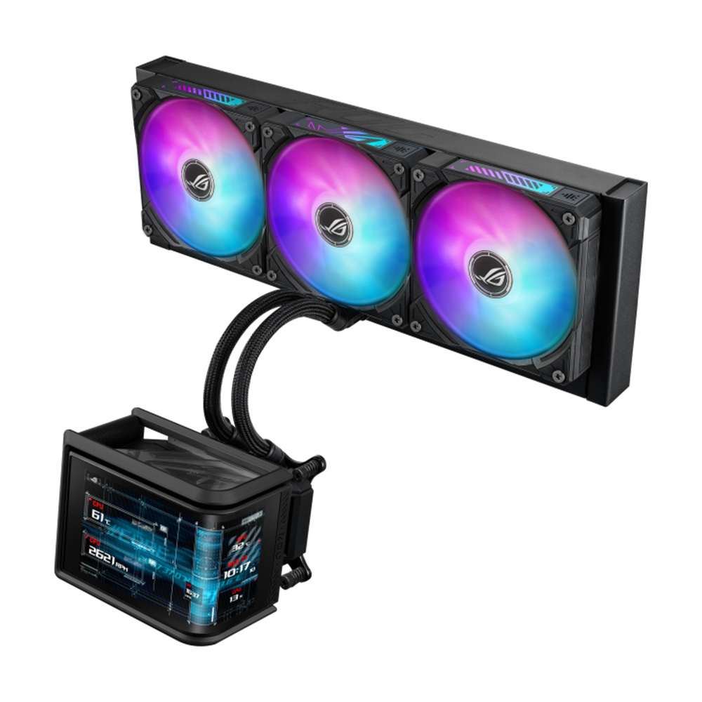 ASUS ROG Ryuo IV 360 ARGB 水冷散熱器(SLC-黑色)