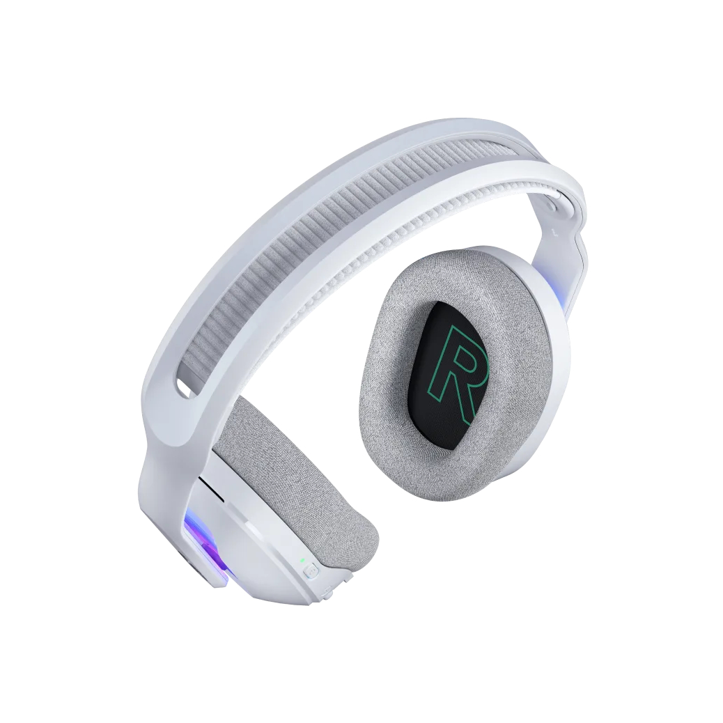 Logitech G522 LIGHTSPEED 三模無線遊戲耳機(白色)