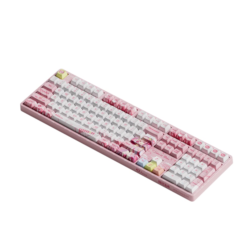 AKKO Sakura Miku 5108B Plus + AG One 8K 鍵盤滑鼠組合(Cream Cyan 奶青軸)