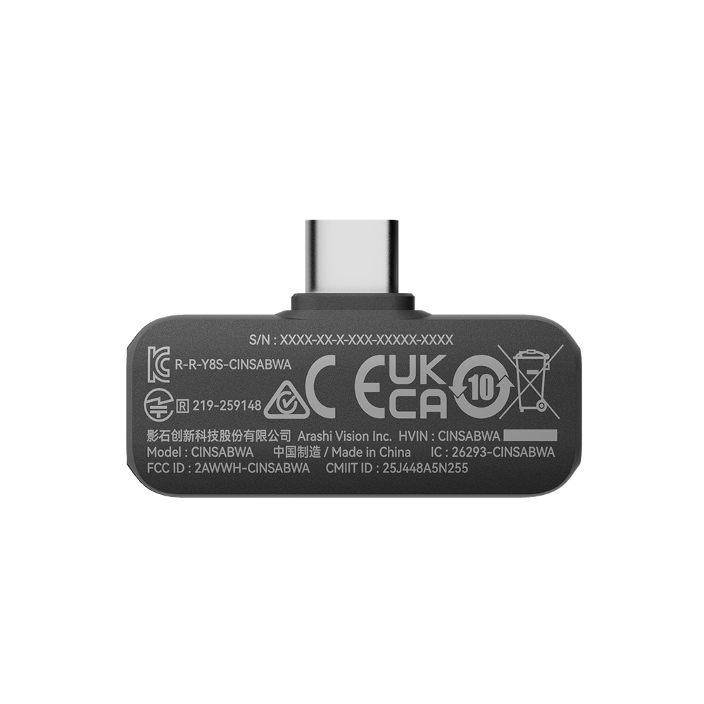 Insta360 X5 專用配件(Mic Air 發射器（1發射器+1接收器）)