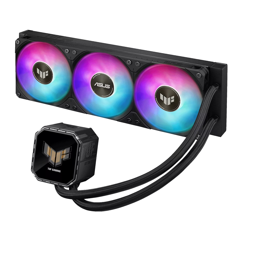ASUS TUF Gaming LC III 水冷散熱器(黑色-LCD-ARGB-360mm)