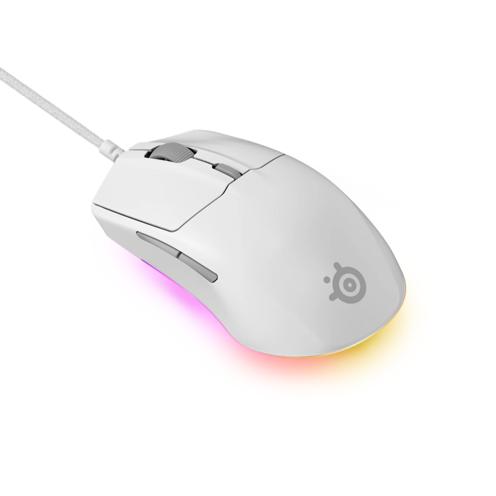 SteelSeries Rival 3 Gen 2 遊戲滑鼠(白色)