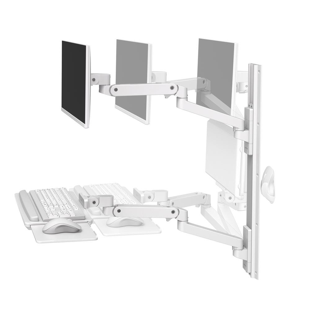 Ergotron LX PRO ARM 壁掛系統(顯示器及鍵盤) 45-696-290(白色)
