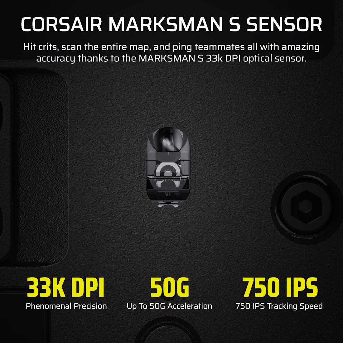 Corsair Scimitar Elite SE Wireless MMO 無線遊戲滑鼠(槍灰色)