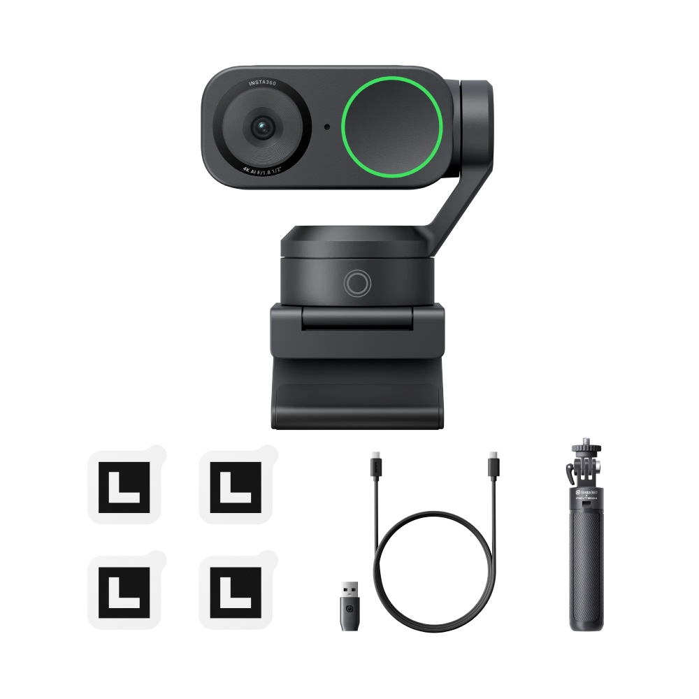 Insta360 Link 2 AI智能4K網絡攝影機(連腳架套餐)