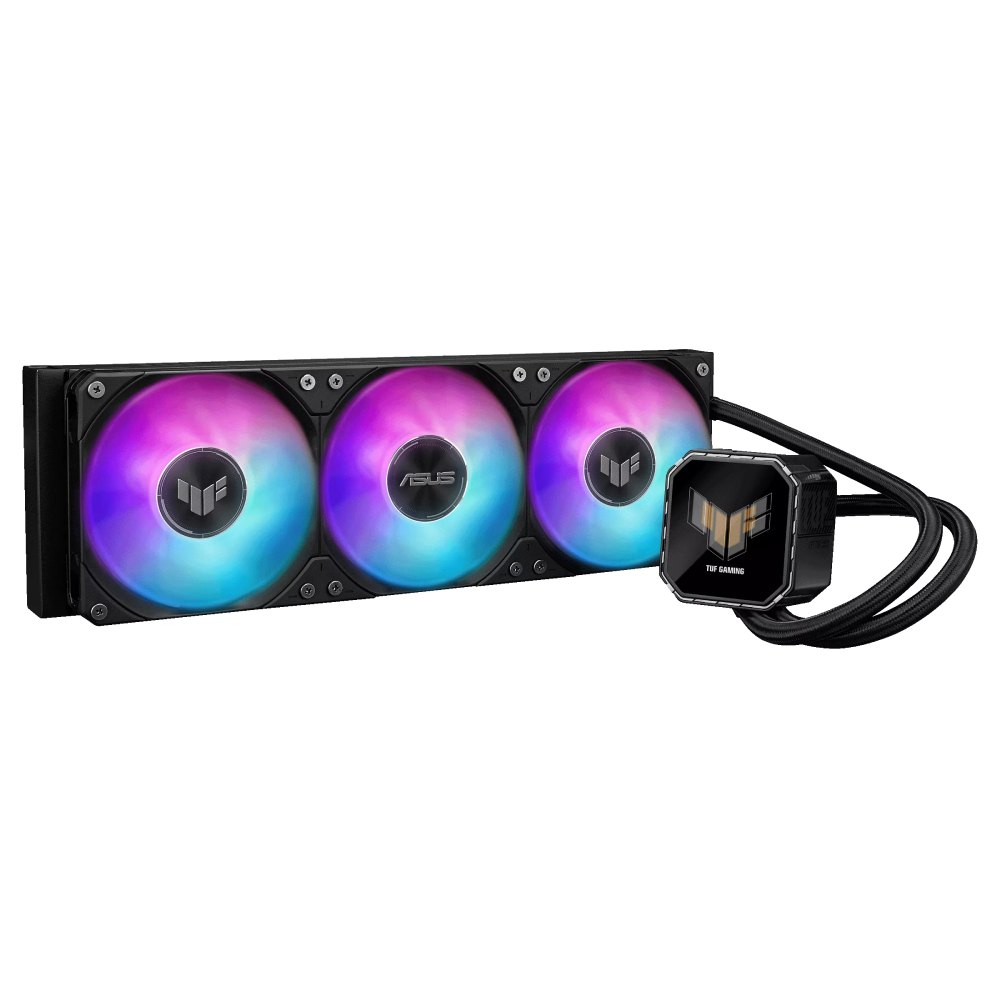 ASUS TUF Gaming LC III 水冷散熱器(黑色-LCD-ARGB-360mm)