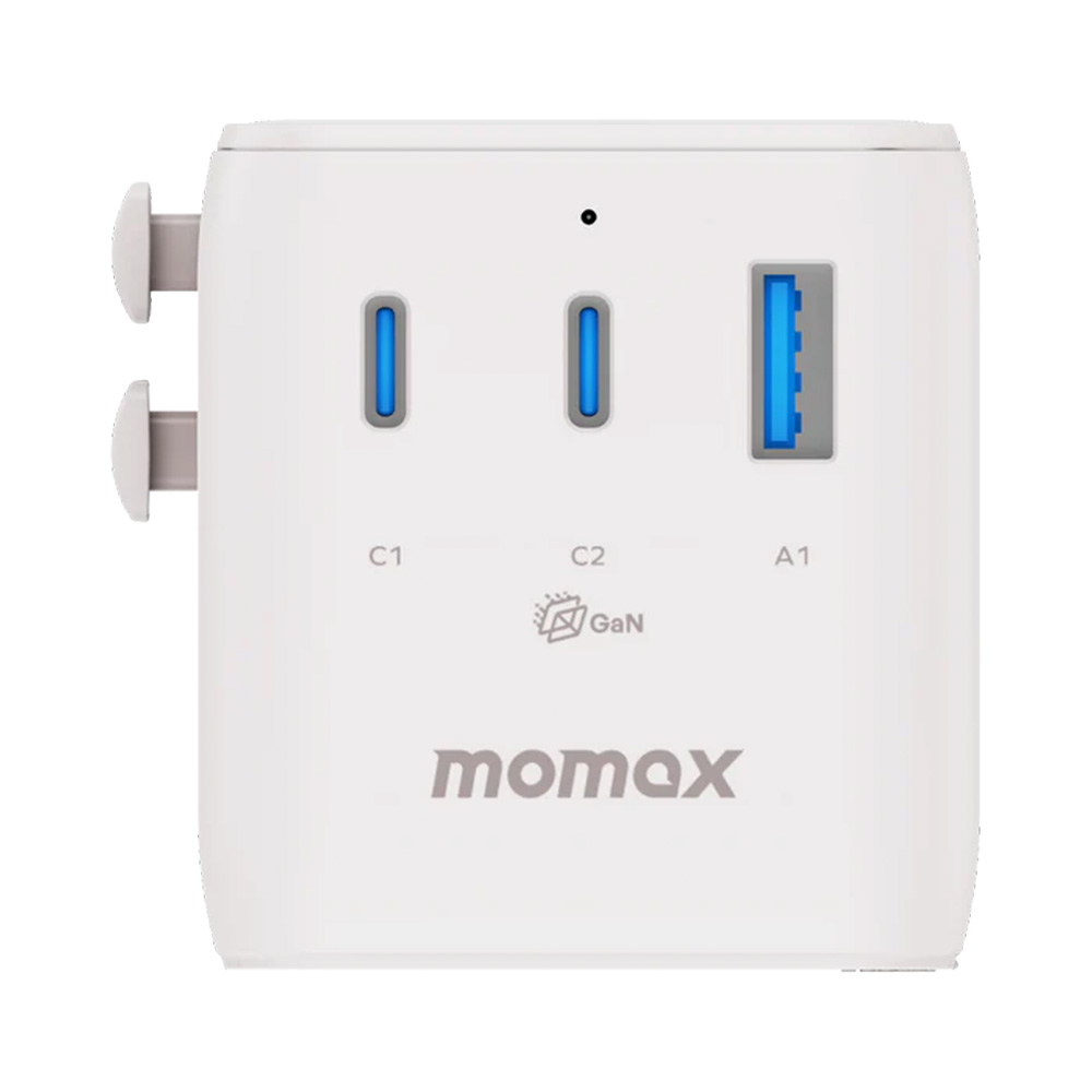 MOMAX 1-World2 20W 3接口雙AC旅行插座(UA26)(白色)