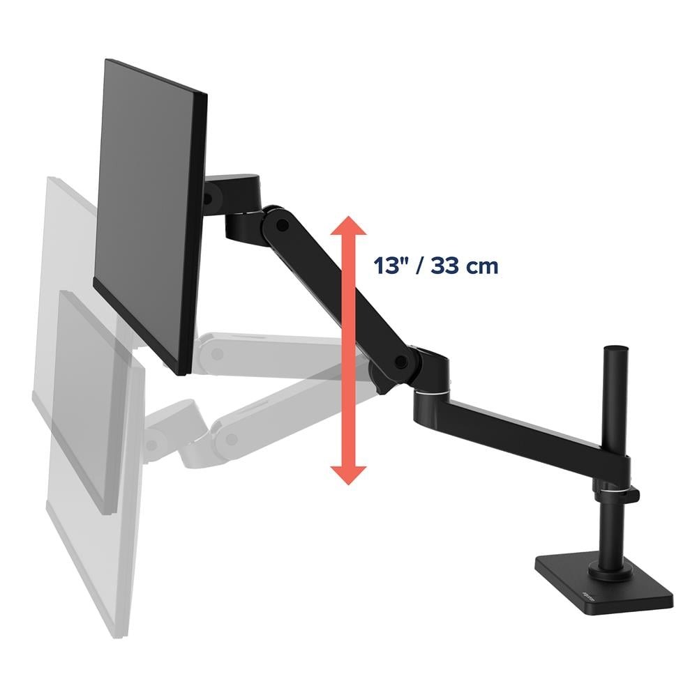 Ergotron LX PRO ARM 單臂顯示器支架 45-695-292(桌夾-長杆-黑色)