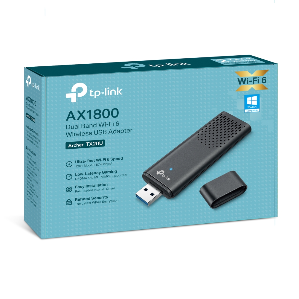 TP-Link Archer TX20U AX1800 WiFi 6 USB 接收器