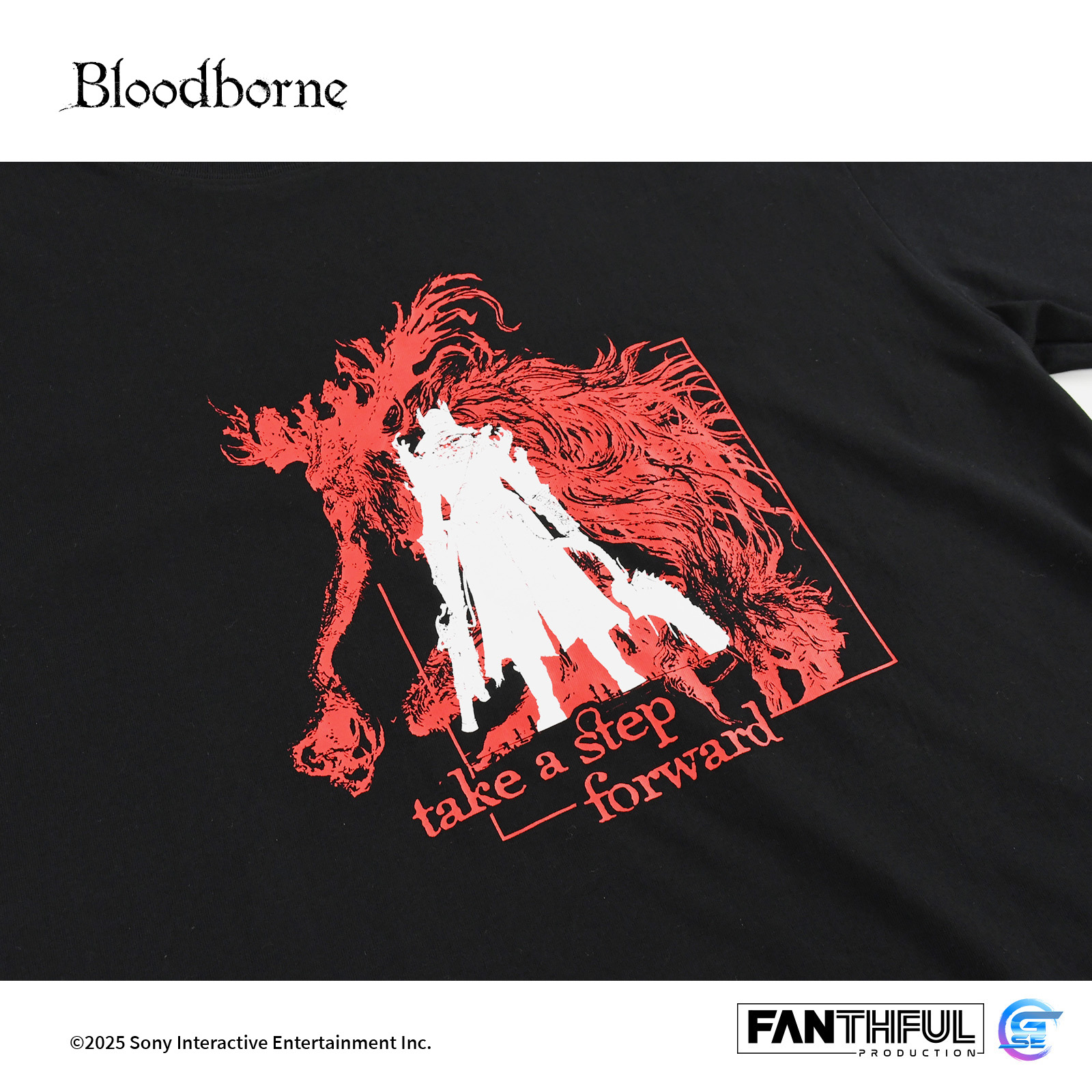 Fanthful《血源詛咒》Bloodbourne 純棉 T-Shirt(獵人-Medium-黑色)