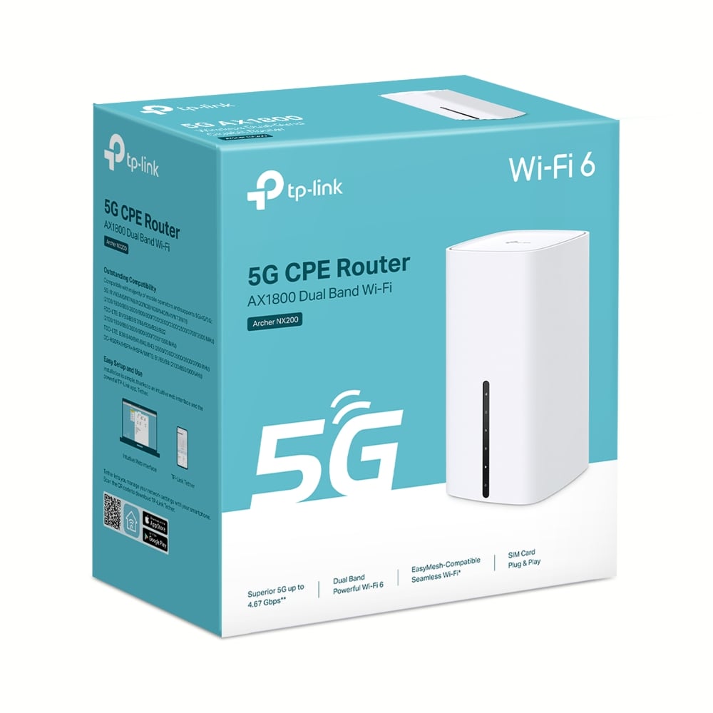 TP-Link Archer NX200 AX1800 雙頻 Gigabit WiFi 6 路由器