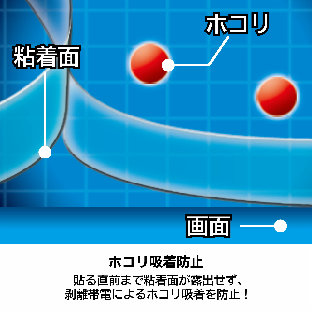 Hori Nintendo Switch 2 簡單易貼系列 屏幕保護膜(高硬度防藍光膜-1枚)
