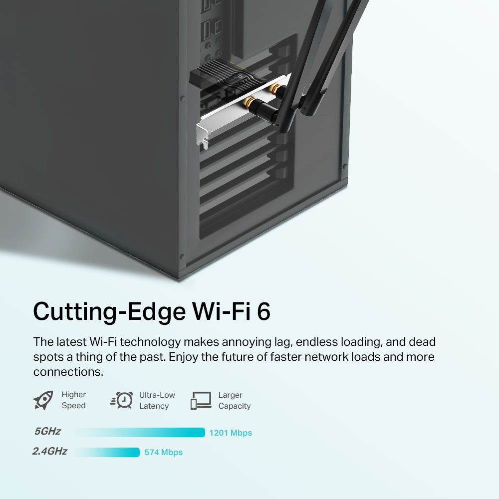 TP-Link Archer TX20E AX1800 WiFi 6 藍牙 5.2 PCIe 無線網路卡