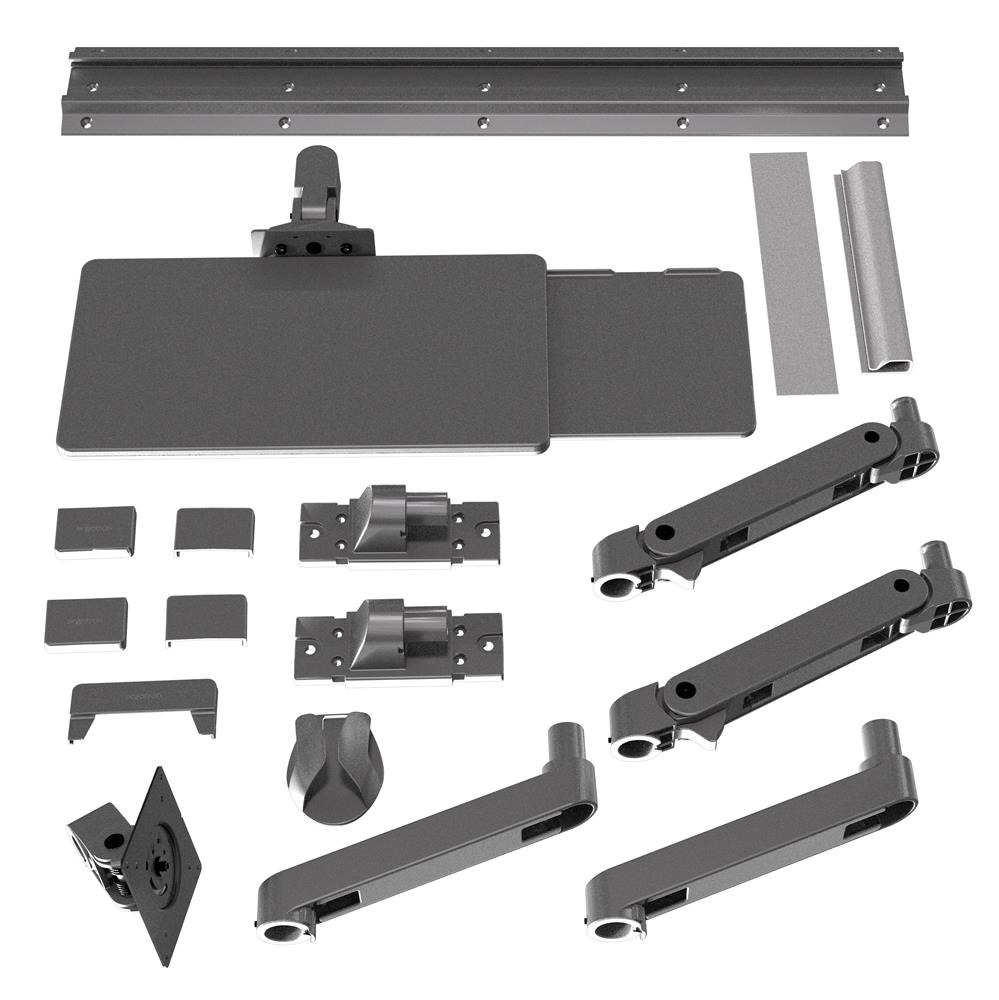 Ergotron LX PRO ARM 壁掛系統(顯示器及鍵盤) 45-696-293(灰色)