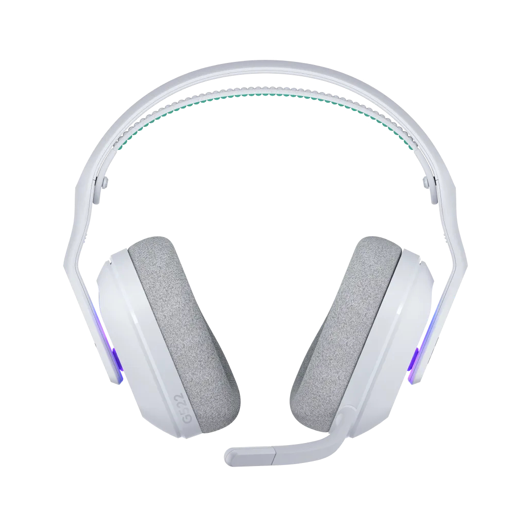 Logitech G522 LIGHTSPEED 三模無線遊戲耳機(白色)