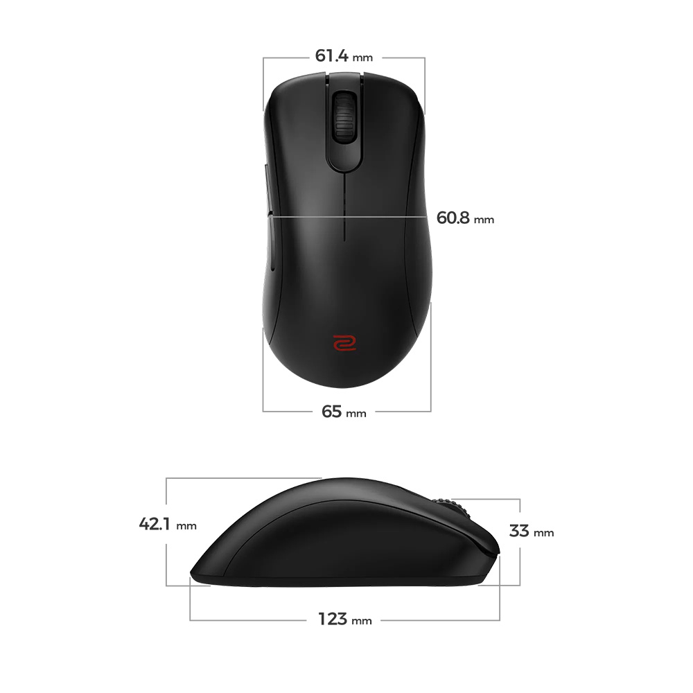 ZOWIE EC2-DW 4K 無線電競滑鼠(Medium-黑色)