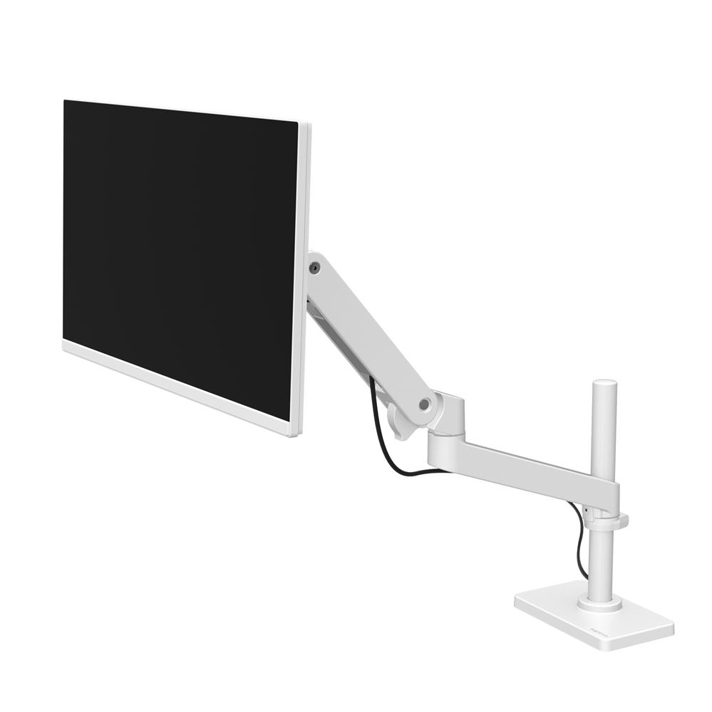 Ergotron LX PRO ARM 單臂顯示器支架 45-695-290(桌夾-長杆-白色)