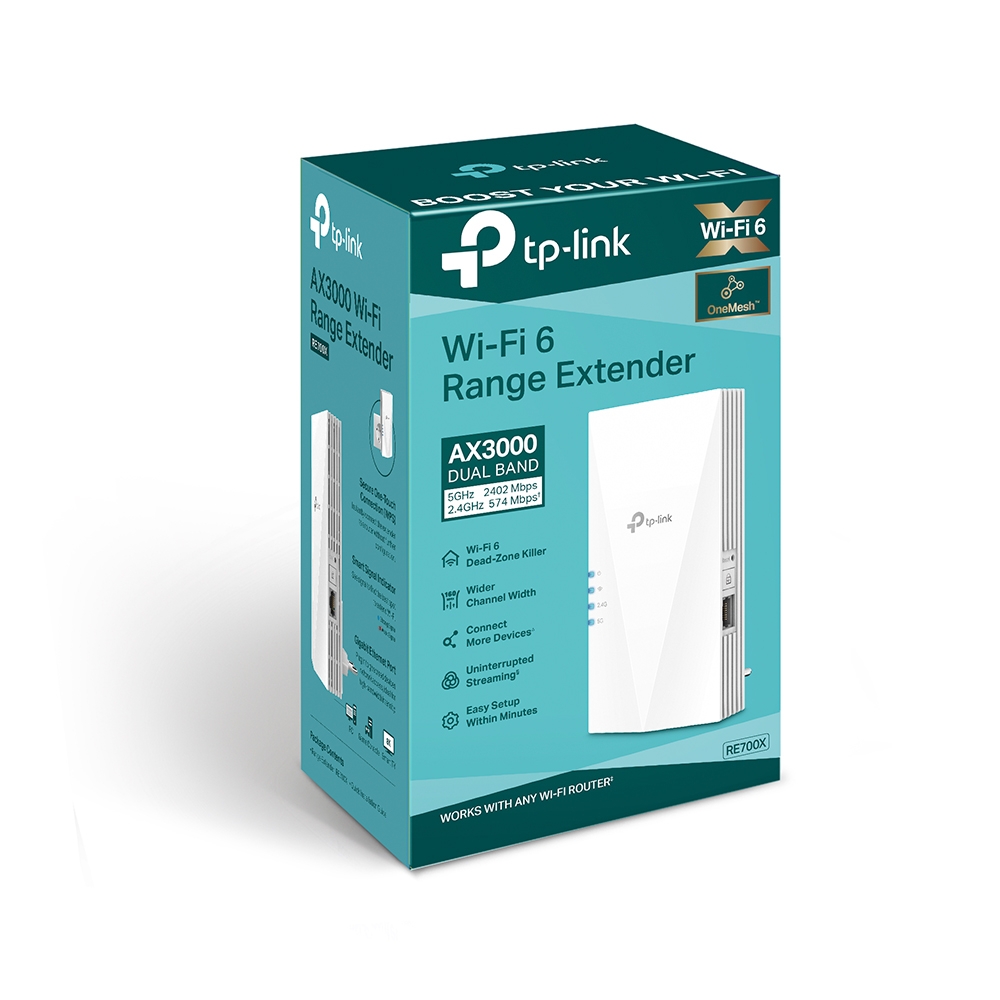 TP-Link RE700X AX3000 Mesh WiFi 6 訊號延伸器