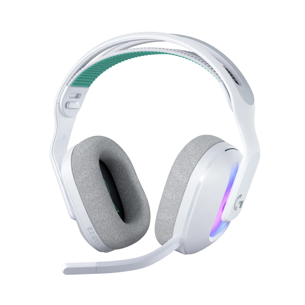 Logitech G522 LIGHTSPEED 三模無線遊戲耳機(白色)