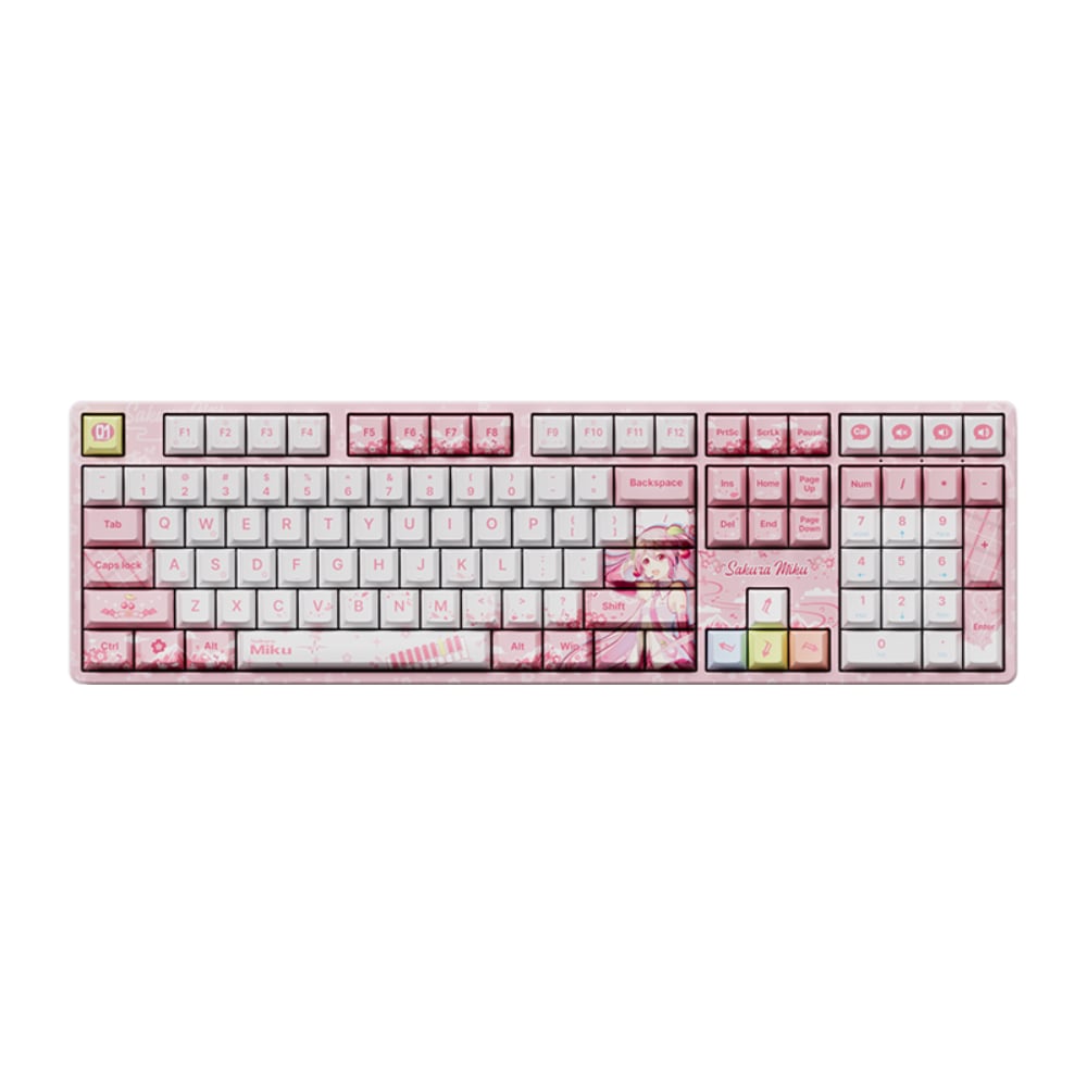 AKKO Sakura Miku 5108B Plus + AG One 8K 鍵盤滑鼠組合(Cream Cyan 奶青軸)